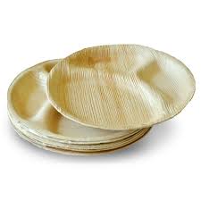 10 inch Areca Round Partition Plate