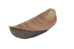 8 Inch Areca palm boat plate