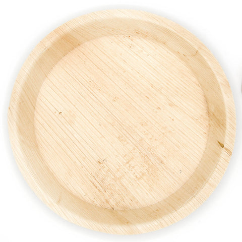 Heavenly Round Shape Banana Leaf Plate 10''inch Serving Melamine Platte for  All Occasions/26 CM (Pack of 1) (3)