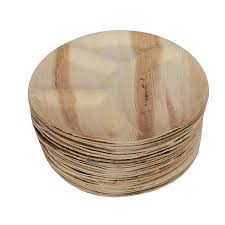 12 inch Areca Round Partition Plate