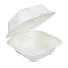 6 inch Bagasse Clam Shell