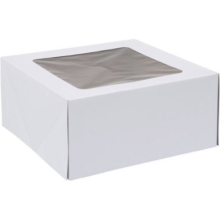 7 Inch Plain White Muffin Box